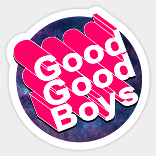 Good Good Boys - McElroy Brothers - Text Only Sticker